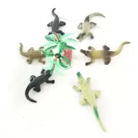[健芬欣]TCXL沙盘模型材料爬行动物心理咨询室沙盘游戏玩具仿真鳄鱼模型