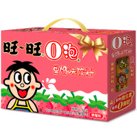 旺旺 旺仔O泡草莓味果奶味饮料125ml*20盒 果奶饮料儿童整箱饮品