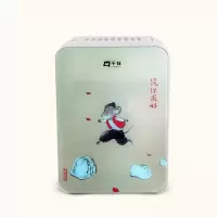 千钰 PD-8 卡通鼠 玻璃面板 车用家用宿舍用 迷你小冰箱 车家两用 可加热 可制冷