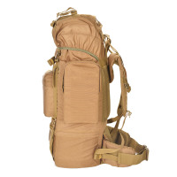 兵行者65L户外背囊 旅行登山大背囊 旅行背囊 登山背包 卡其色 65L容量有防雨罩