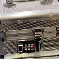 企购优品带锁印章盒 公章收纳盒 财务印章盒 17*12*9