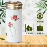 乾唐轩 经典和谐随身杯 双层450ml(颜色随机)