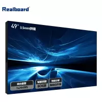 realboard BOE49英寸3.5mm高清 液晶拼接屏 安防监控视频会议显示器大屏幕电视墙 LFTR49J01