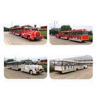 宝岛园区游玩观光无轨小火车 标配一拖二