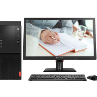 联想台式电脑启天M415 i5-7500/8G/1T/集显/DOS/23英寸显示器/win7系统 P