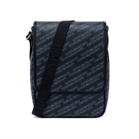 EMPORIO ARMANI 阿玛尼 男士英文印花时尚单肩包