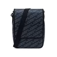 EMPORIO ARMANI 阿玛尼 男士英文印花时尚单肩包
