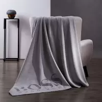 HUGO BOSS 混纺棉毯(灰)HBMT-016
