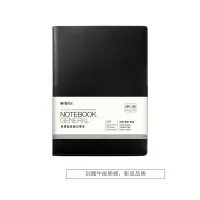 晨光(M&G) APYD1K78A-18k普惠皮面记事本120页黑 10本/包