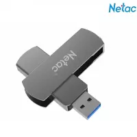 朗科（Netac）U681 高速360旋转车载金属U盘/ 加密闪存盘16G USB3.0