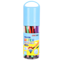 得力水彩笔套装幼儿园得力24色6954可水洗画笔学生儿童水彩笔 3盒