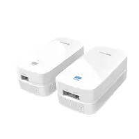 TP-LINK TL-H610R&TL-H610E智能高速无线套装路由器 无线电力猫穿墙宝信号放大器