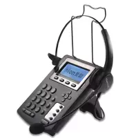 北恩(HION)S320P IP电话机耳麦呼叫中心话务员客服网络电话机 黑色 (单位:台))