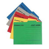 齐心 A1813 易查找吊挂夹 F/C 纸质绿