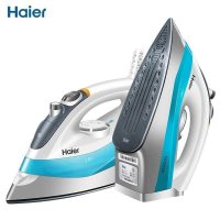 海尔(Haier)电熨斗YD1618 蓝色 家用蒸汽手持小型迷你熨烫衣物大功率熨斗(XF)