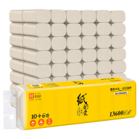 纸因爱卷纸本色16卷家庭装餐厅卫生纸巾卷筒纸实惠装4层母婴厕纸巾纸因爱-2710-16卷