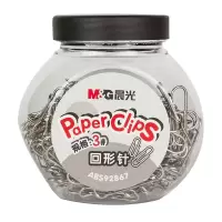 晨光糖果罐装回形针(镀镍)ABS92867