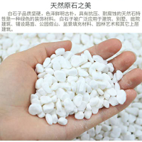 泓禹天然白石子鹅卵石(50斤/袋)