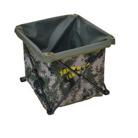 折叠垃圾桶便携式户外07丛林迷彩折叠垃圾箱内务箱折叠收纳袋