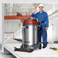 大功率强大吸力干湿两用商用工业大型桶式吸尘器