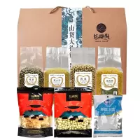 长岭尖防暑降温杂粮干货粥冰糖2070g组合(绿豆+黄小米+莲子+银耳花+黄豆+玉米渣+冰糖)