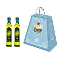 阿茜婭(AGIA)特级初榨橄榄油典雅礼盒2瓶750ML特级橄榄油