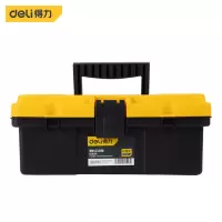 得力(deli) DL6211 PP塑料工具箱 车载多功能维修工具箱 12英寸