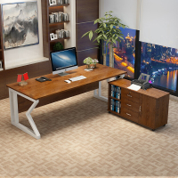 麦格尚定制1.8米简易办公桌含一个凳子