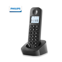 飞利浦(Philips) 数字无绳电话机 家用办公中文 DCTG160单机 黑色 HB