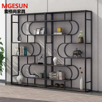 麦格尚 置物架MGS-GNW73G1201 茶架 简约现代置物架 屏风隔断展示柜书架 置物架
