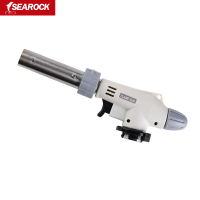 便携式喷枪头卡式喷火枪多功能点火器烘焙火焰小焊枪烧猪毛气喷枪 白短款喷枪920