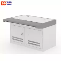 德诚和(DCH)两人位控制台 (含台面板+键盘托+柜体) 两人位控制台 (1200W*900D*750Hmm)