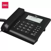 得力(deli) 13550 办公电话机座机 录音电话带耳机接口