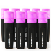 得力荧光笔S600糖果彩色荧光记号笔涂鸦笔固体创意水彩笔 30支价 紫色（SW）