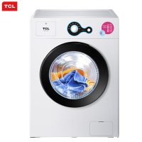 TCL XQG65-Q100 6.5公斤kg滚筒洗衣机 中途添衣防缠绕家用小滚筒 高温自洁租房洗衣机 全自动家用洗衣机