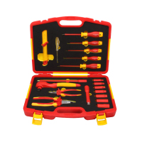力易得(ENDURA) E1180 19件VDE绝缘工具组套 组合工具 (计价单位:套)