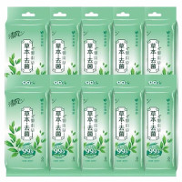 清风 BWA08YU 草本去菌草本清新装加香湿巾纸 单包装