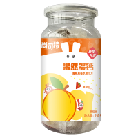 尚可诗 果然多钙水果小方（黄桃草莓）150克/听*2