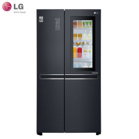 LG冰箱S649MC79A 家用675升对开门+透视窗变频双风系电冰箱 多维风幕 主动式抑菌 门中门冰箱