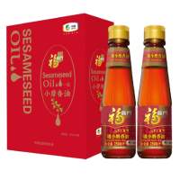 中粮小磨香油福临门纯芝麻油食用油 250ML*2瓶装
