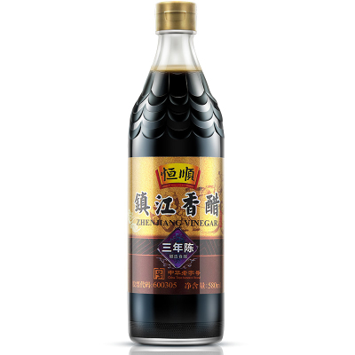 恒顺 精酿镇江香醋 3年陈580ml 优级手工糯米坛酿