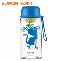 苏泊尔(SUPOR)水杯BB杯塑料随手杯子便携男女小学生儿童创意运动水杯 蓝尼克620ML