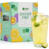 艺福堂花茶冷泡茶包泡水金桔百香果柠檬蜂蜜冻干柠檬片纯水果袋装