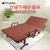 TP1015 海绵垫折叠床办公室折叠床单人滑轮移动收纳午休床家用午睡床190*90*44cm 按件销售(H)