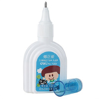 得力（deli）7283修正液卡通图案修正涂改液15ml单个装 颜色随机（SW）