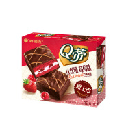 Orion 好丽友 营养早餐点心零食 下午茶 网红零食 Q蒂蛋糕红丝绒莓莓味12枚336g/盒