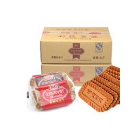 利拉 比利时风味焦糖味/黑糖味饼干 一整箱1000g