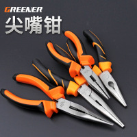 绿林 尖嘴钳 铬钒钢工业6寸尖