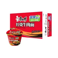 康师傅红烧牛肉面 12桶-箱