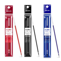 得力deli 6901 0.5mm 中性笔芯签字笔芯 黑笔芯